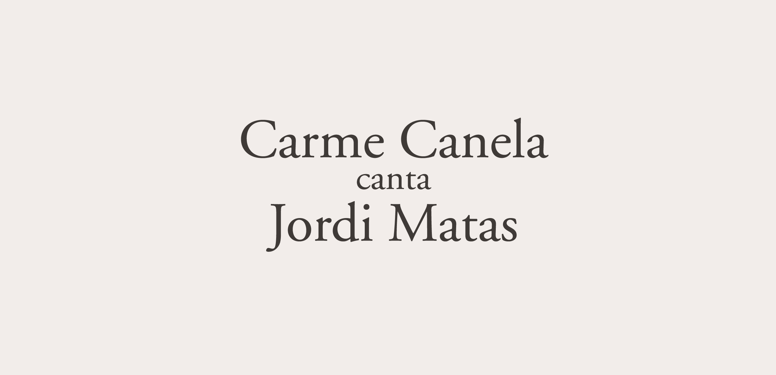 Canela Canta Matas